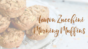 Lemon Zucchini Muffins